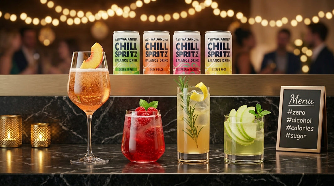 Die alkoholfreie Cocktailbar: 4 Ashwagandha-Mocktails, die jede Party aufwerten