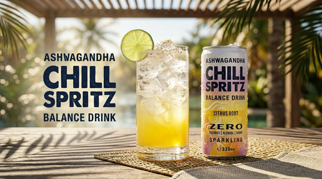 Tropical Citrus Fizz: Dein alkoholfreier Kurzurlaub mit Ashwagandha