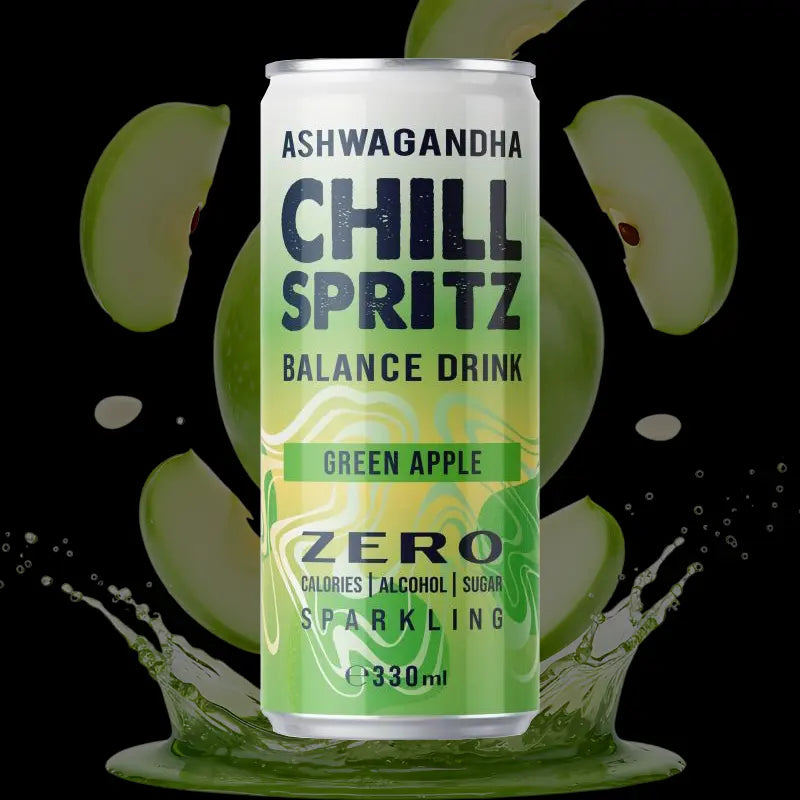 Ashwagandha Chill Spritz – Green Apple (330ml)-1