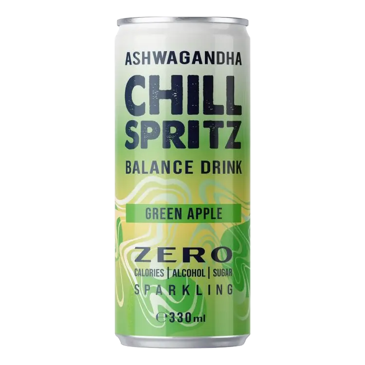 Ashwagandha Chill Spritz – Green Apple (330ml)