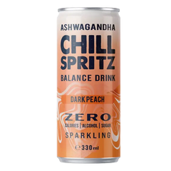 Ashwagandha Chill Spritz – Dark Peach 24er Tray (24 x 330ml)-3