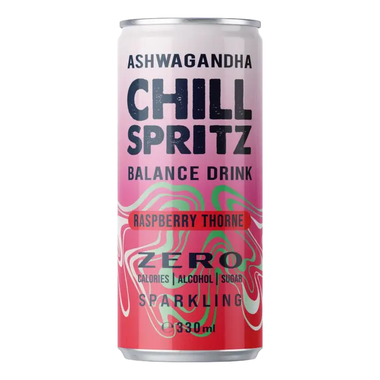 Ashwagandha Chill Spritz – Raspberry Thorne (330ml)