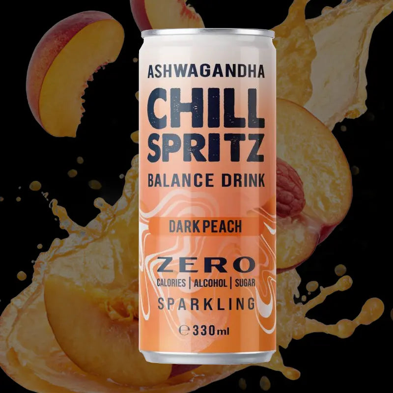 Ashwagandha Chill Spritz – Dark Peach (330ml)-1