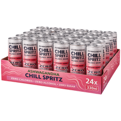 Ashwagandha Chill Spritz – Raspberry Thorne 24er Tray (24 x 330ml)-3